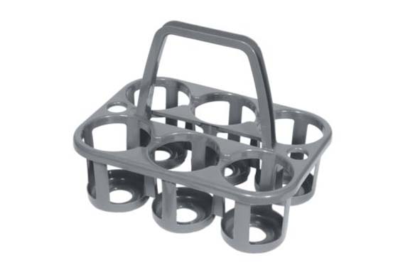 Porte-bouteilles plastique gris anthracite